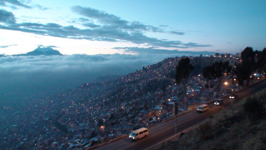 La Paz au crépuscule